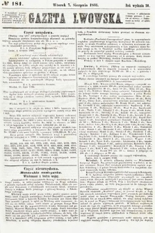 Gazeta Lwowska. 1866, nr 181