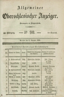 Allgemeiner Oberschlesischer Anzeiger. Jg.33, Quartal 4, № 90 (11 November 1835)