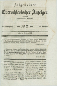 Allgemeiner Oberschlesischer Anzeiger. Jg.39, Quartal 1, № 2 (6 Januar 1841)