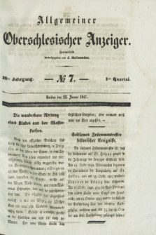 Allgemeiner Oberschlesischer Anzeiger. Jg.39, Quartal 1, № 7 (23 Januar 1841)