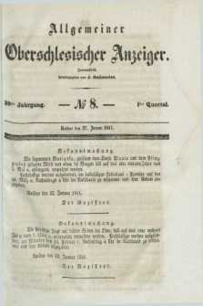 Allgemeiner Oberschlesischer Anzeiger. Jg.39, Quartal 1, № 8 (27 Januar 1841)