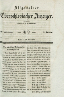 Allgemeiner Oberschlesischer Anzeiger. Jg.39, Quartal 1, № 9 (30 Januar 1841)