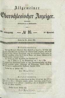Allgemeiner Oberschlesischer Anzeiger. Jg.39, Quartal 1, № 16 (24 Februar 1841)