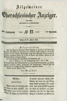 Allgemeiner Oberschlesischer Anzeiger. Jg.39, Quartal 1, № 17 (27 Februar 1841)