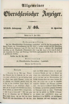 Allgemeiner Oberschlesischer Anzeiger. Jg.39, Quartal 2, № 46 (9 Juni 1841)