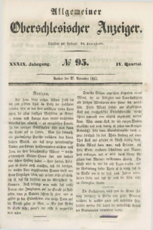 Allgemeiner Oberschlesischer Anzeiger. Jg.39, Quartal 4, № 95 (27 November 1841)