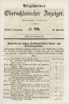 Allgemeiner Oberschlesischer Anzeiger. Jg.39, Quartal 4, № 98 (8 December 1841)