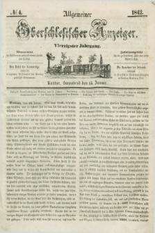 Allgemeiner Oberschlesischer Anzeiger. Jg.40, № 4 (15 Januar 1842)