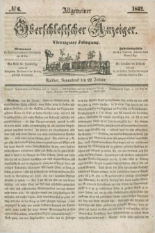 Allgemeiner Oberschlesischer Anzeiger. Jg.40, № 6 (22 Januar 1842) + dod.