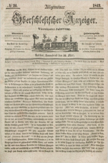 Allgemeiner Oberschlesischer Anzeiger. Jg.40, № 24 (26 März 1842) + dod.