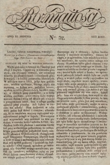 Rozmaitości : pismo dodatkowe do Gazety Lwowskiej. 1833, nr 32