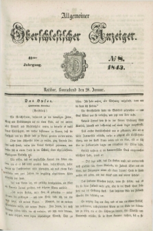 Allgemeiner Oberschlesischer Anzeiger. Jg.41, № 8 (28 Januar 1843)