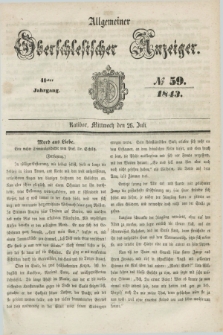 Allgemeiner Oberschlesischer Anzeiger. Jg.41, № 59 (26 Juli 1843)