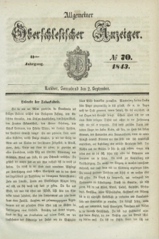 Allgemeiner Oberschlesischer Anzeiger. Jg.41, № 70 (2 September 1843)