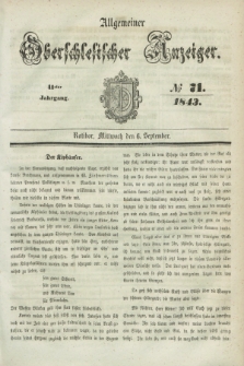 Allgemeiner Oberschlesischer Anzeiger. Jg.41, № 71 (6 September 1843)
