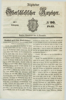 Allgemeiner Oberschlesischer Anzeiger. Jg.41, № 90 (11 November 1843)