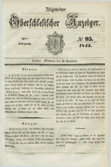 Allgemeiner Oberschlesischer Anzeiger. Jg.41, № 95 (29 November 1843)