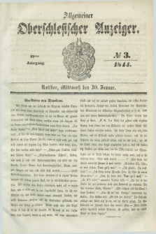 Allgemeiner Oberschlesischer Anzeiger. Jg.42, № 3 (10 Januar 1844) + dod.