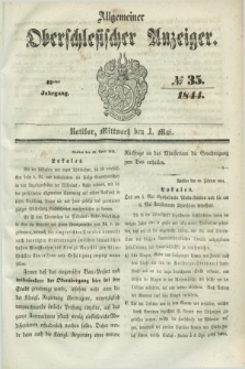 Allgemeiner Oberschlesischer Anzeiger. Jg.42, № 35 (1 Mai 1844) + dod.
