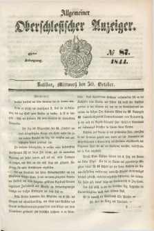 Allgemeiner Oberschlesischer Anzeiger. Jg.42, № 87 (30 October 1844) + dod.