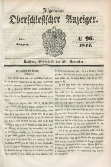 Allgemeiner Oberschlesischer Anzeiger. Jg.42, № 96 (30 November 1844) + dod.