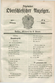 Allgemeiner Oberschlesischer Anzeiger. Jg.43, № 3 (8 Januar 1845) + dod.