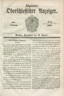 Allgemeiner Oberschlesischer Anzeiger. Jg.43, № 6 (18 Januar 1845) + dod.