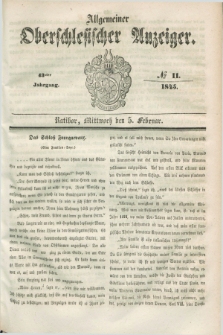 Allgemeiner Oberschlesischer Anzeiger. Jg.43, № 11 (5 Februar 1845) + dod.