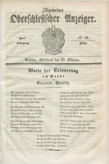 Allgemeiner Oberschlesischer Anzeiger. Jg.43, № 17 (26 Februar 1845) + dod.