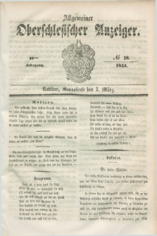 Allgemeiner Oberschlesischer Anzeiger. Jg.43, № 18 (1 März 1845) + dod.