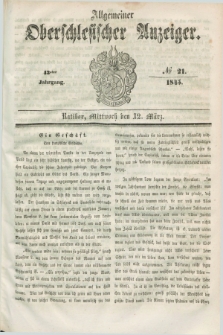 Allgemeiner Oberschlesischer Anzeiger. Jg.43, № 21 (12 März 1845) + dod.
