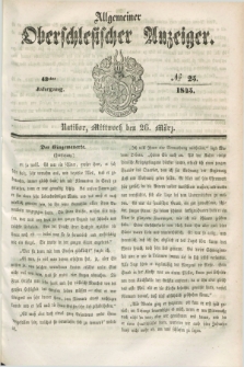 Allgemeiner Oberschlesischer Anzeiger. Jg.43, № 25 (26 März 1845) + dod.
