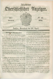 Allgemeiner Oberschlesischer Anzeiger. Jg.43, № 34 (26 April 1845)