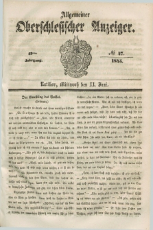 Allgemeiner Oberschlesischer Anzeiger. Jg.43, № 47 (11 Juni 1845)