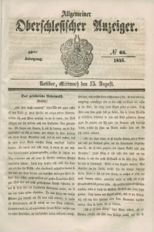 Allgemeiner Oberschlesischer Anzeiger. Jg.43, № 65 (13 August 1845)