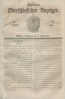 Allgemeiner Oberschlesischer Anzeiger. Jg.43, № 71 (3 September 1845)