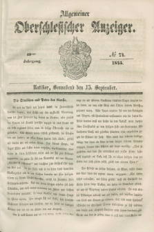 Allgemeiner Oberschlesischer Anzeiger. Jg.43, № 74 (13 September 1845)