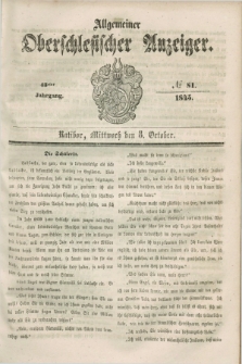 Allgemeiner Oberschlesischer Anzeiger. Jg.43, № 81 (8 October 1845)