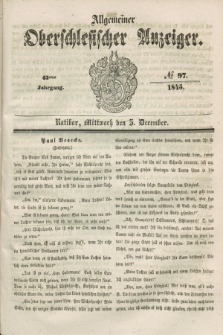 Allgemeiner Oberschlesischer Anzeiger. Jg.43, № 97 (3 December 1845)