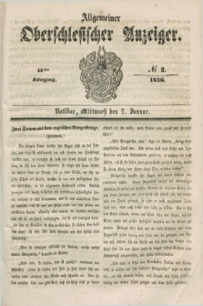 Allgemeiner Oberschlesischer Anzeiger. Jg.44, № 2 (7 Januar 1846)