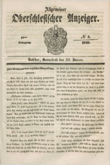 Allgemeiner Oberschlesischer Anzeiger. Jg.44, № 3 (10 Januar 1846)