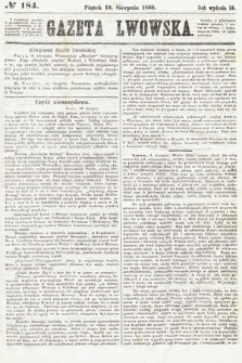 Gazeta Lwowska. 1866, nr 184