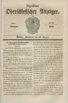 Allgemeiner Oberschlesischer Anzeiger. Jg.44, № 8 (28 Januar 1846)