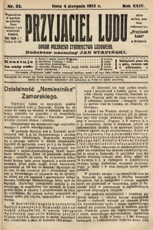 Przyjaciel Ludu : organ Polskiego Stronnictwa Ludowego. 1912, nr 32