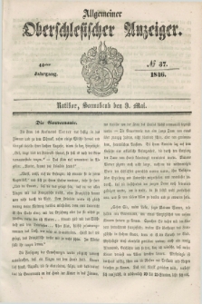 Allgemeiner Oberschlesischer Anzeiger. Jg.44, № 37 (9 Mai 1846)
