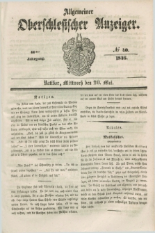 Allgemeiner Oberschlesischer Anzeiger. Jg.44, № 40 (20 Mai 1846)