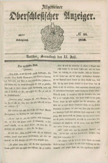 Allgemeiner Oberschlesischer Anzeiger. Jg.44, № 55 (11 Juli 1846)