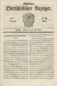 Allgemeiner Oberschlesischer Anzeiger. Jg.44, № 60 (29 Juli 1846)