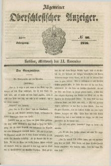 Allgemeiner Oberschlesischer Anzeiger. Jg.44, № 90 (11 November 1846)