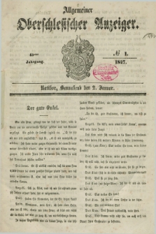 Allgemeiner Oberschlesischer Anzeiger. Jg.45, № 1 (2 Januar 1847)